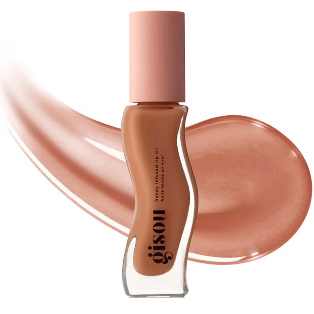 gisou honey infused lip oil sticky toffee
