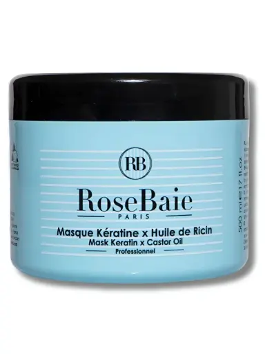 ROSEBAIE - MASQUE HUILE DE RICIN X KERATINE 500ML‏ 