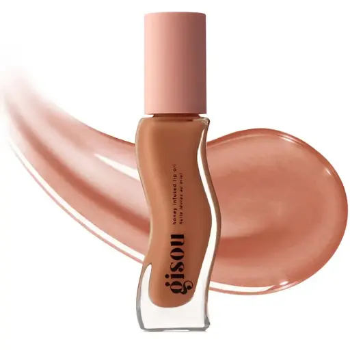gisou honey infused lip oil sticky toffee
