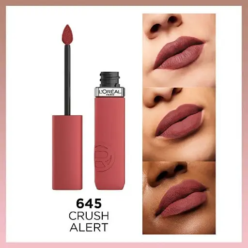 L’Oreal Paris Infallible Matte Resistance Liquid Lipstick- 645 Crush Alert
