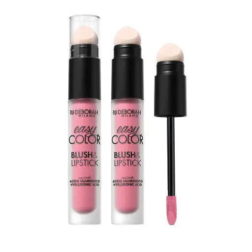 EASY COLOR BLU & LIPST 02 COLD ROSE حمرة شفة وخد 