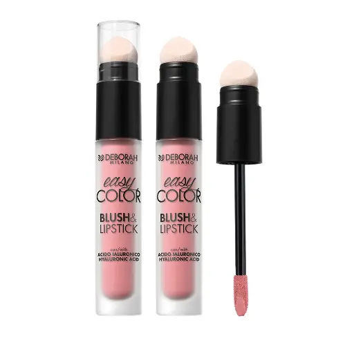 EASY COLOR BLU & LIPST 01 PINK CRUSH حمرة شفة وخد 