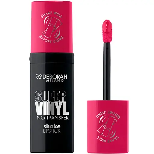 DEBORAH SUPER VINYL LIPSTICK 03 CHERRY PINKحمرة كلوس ثابته 