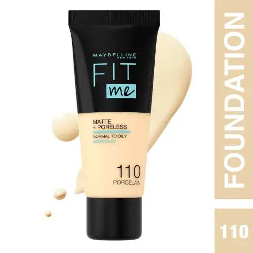  MAYBELLINE FIT ME LIQUID FOUNDATION 110 PORCELAIN