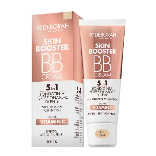 SKIN BOOSTER BB CREAM 5 IN 1 SKIN PERFECTOR FOUNDATION 01 - NUDE 