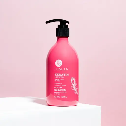 LUSETA KERATIN SMOOTH SHAMPOO 500Ml 