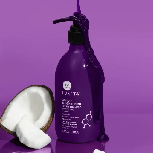 LUSETA COLOR BRIGHTENING PURPLE SHAMPOO 500ML 