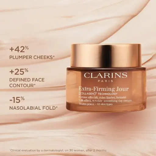 CLARINS EXTRA-FIRMING DAY CREAM ALL SKIN كريم كلارنس النهاري لشد البشرة - لجميع أنواع البشرة