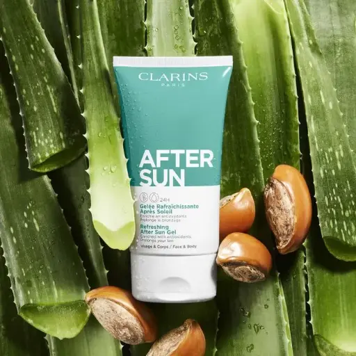 CLARINS REFRESHING AFTER SUN GELجل كلارنس المنعش بعد التعرض لأشعة الشمس