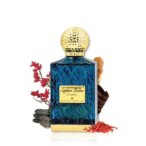  IBRAHEEM AL QURASHI POWDER MUSK EAU DE PARFUM 75ml SPPHAIRE LEATHER 75ML 