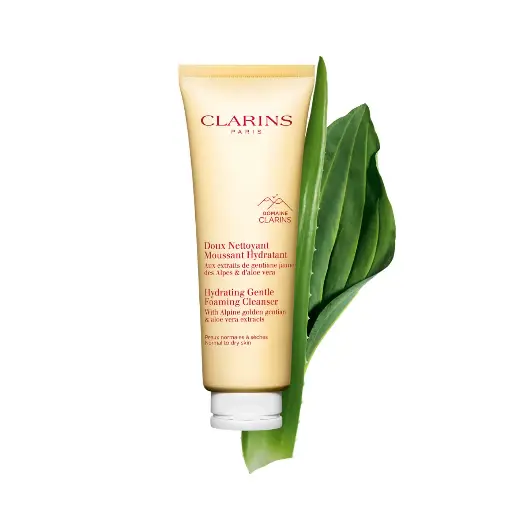 CLARINS Hydrating Gentle Foaming Cleanserمنظف ​​رغوي لطيف ومرطب من كلارنس