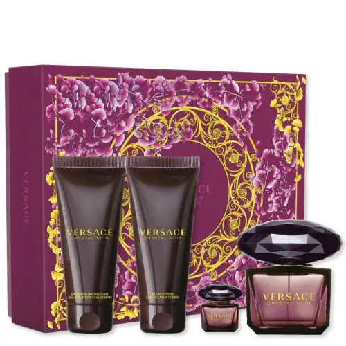 SET VERSACE CRYSTAL NOIR