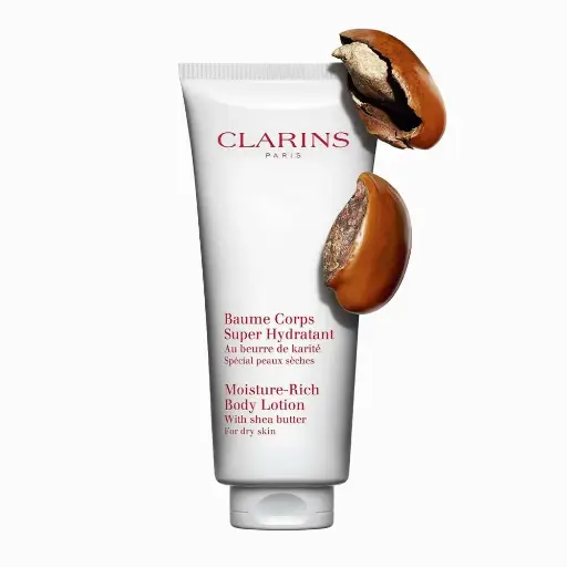 CLARINS MOIST RICH BODY LOTION 200MLلوشن الجسم الغني والمرطب من كلارنس 200 مل