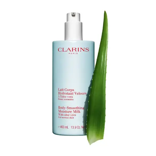 CLARINS MOIST BODY MILK LOTION 400MLلوشن حليب الجسم المرطب من كلارنس 400 مل