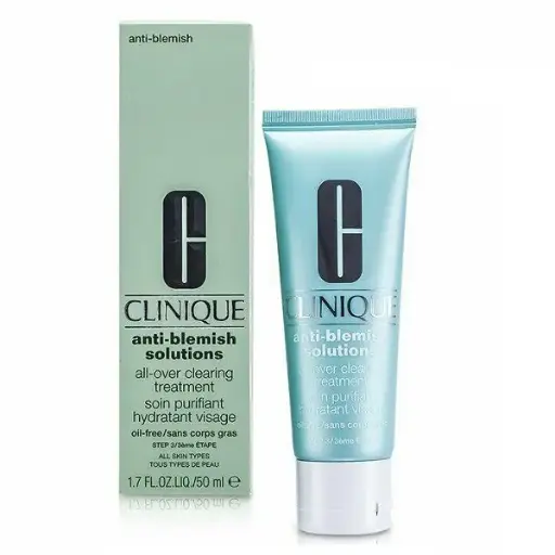 CLINIQUE ANTI BLEMISH SOLUTIONS ALL-OVER CLEARING 50MLحلول كلينيك المضادة للبقع لتنظيف شامل 50 مل