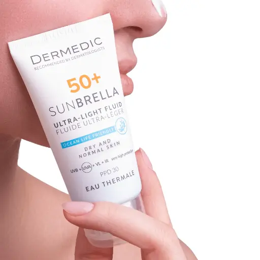 DERMEDIC 50SPF SUNBRELLA ULTRA- LIGHT FLUID DRY AND NORMAL SKIN 40ML