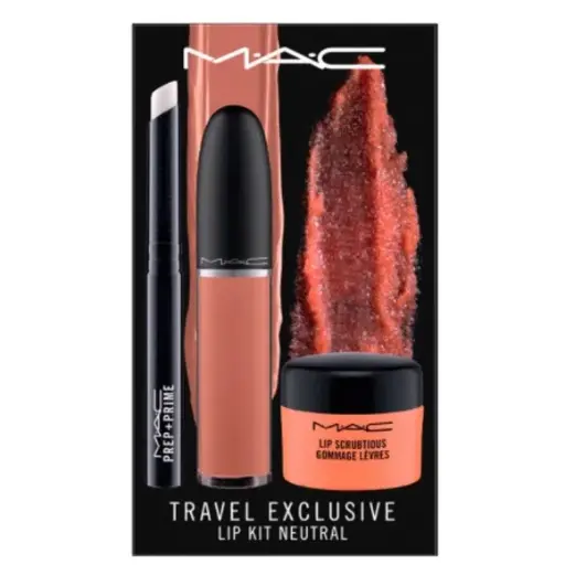  MAC TRAVEL EXCLUSIVE LIP KIT  مجموعة شفاه ماك للسفر الحصرية