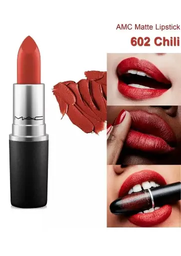 MAC COSMETICS MATTE LIPSTICK 602 CHILI  أحمر شفاه مطفي من ماك كوزماتيكس 602 تشيلي