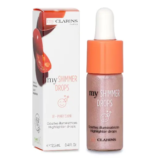 CLARINS MY SHIMMER DROPS 01PINKY SHINE