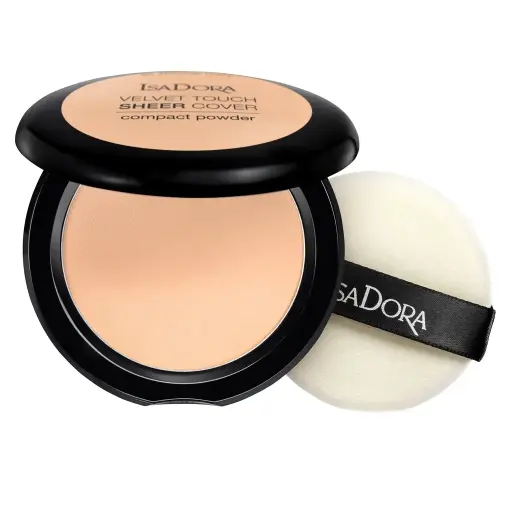  ISADORA VELVET TOUCH SHEER COMPACT POWDER- Warm Vanilla 