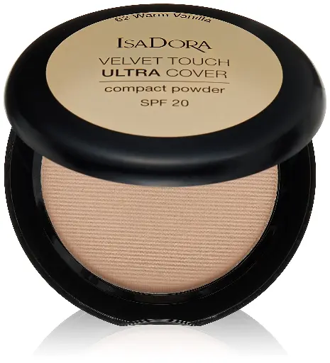  ISADORA VELVET TOUCH COMPACT POWER SPF 20- WARM VANILLA إيزادورا فيلفيت تاتش كومباكت باور بعامل حماية من الشمس 20 - فانيليا دافئة