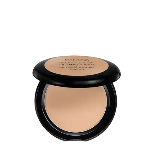  ISADORA VELVET TOUCH COMPACT POWER SPF 20- NEUTRAL BEIGE إيزادورا فيلفيت تاتش كومباكت باور بعامل حماية من الشمس 20 - بيج محايد