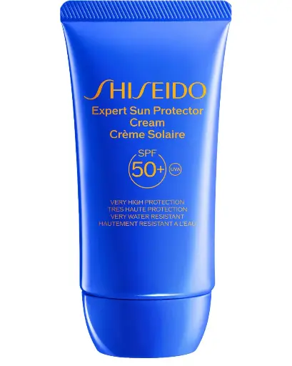 SHISEIDO Expert Sun Protector Cream Spf50 50ML كريم شيسيدو الخبير للحماية من الشمس بعامل حماية 50، 50 مل