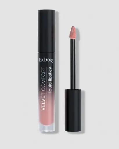  ISADORA Velvet Comfort Liquid Lipstick-Nude Blush 