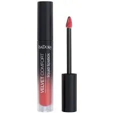  ISADORA Velvet Comfort Liquid Lipstick-Coral Rush 