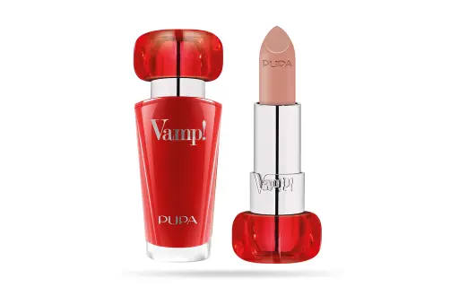 PUPA VAMP! LIPSTICK - NAKED SKIN 100أحمر شفاه بوبا فامب! - نايكد سكين ١٠٠