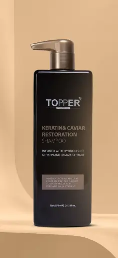 TOPPER KERATIN&CAVIAR SHAMPOO