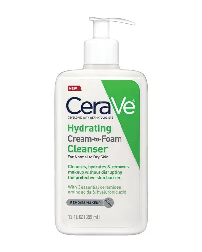 hydrating foam cleancer for normal to dry skin
