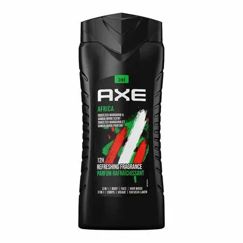 AXE SHOWER GEL  AFRICA 3IN1 250ML 