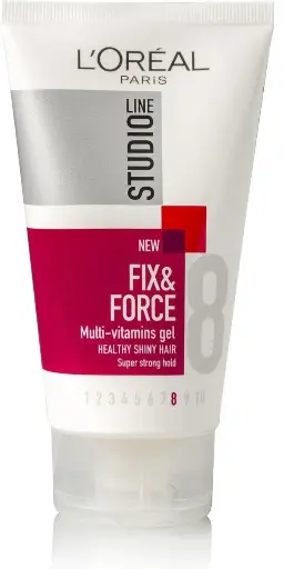 L'oreal studio line hair gel fix and force nr08 150ml
