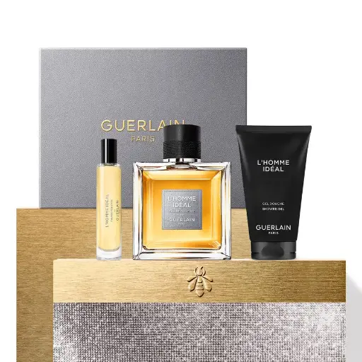 GUERLAIN L'HOMME IDÉAL ⋅ EAU DE TOILETTE SET مجموعة جيرلان لوم إيديال ⋅ أو دو تواليت