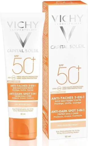 Vichy Capital Soleil Anti Dark Spot 3-In-1 Face Sun Cream SPF50+‏
