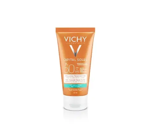 SPF 50 Mattifying Face Fluid Dry Touch CAPITAL SOLEIL - Vichy: