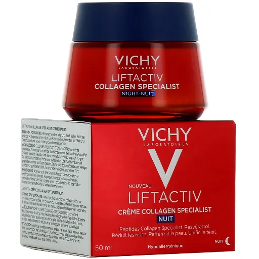 CRÈME DE NUIT ANTI-ÂGE VICHY LIFTACTIV COLLAGEN SPECIALIST‏ 50ML