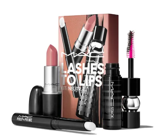M.A.C LASHES TO LIP KIT NEUTRAL