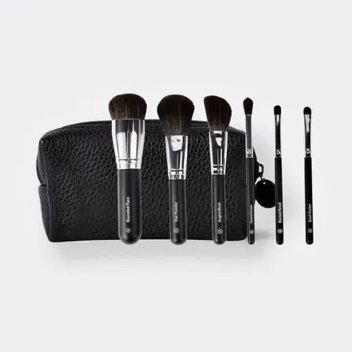 BH STUDIO PRO Mini Essentials 6 Piece Travel Size Brush Set with Bag : Amazon.ae: Beauty‏