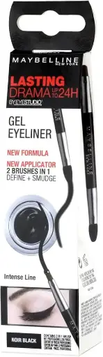 MAYBELLINE GEL EYELINER 2 BRUSH