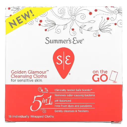 GOLDEN GLAMOUR CLEANSING CLOTHS 