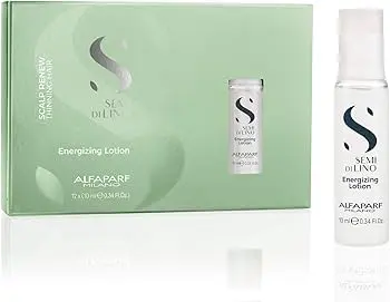 Alfaparf Milano Semi Di Lino Scalp Renew Energizing Tonic for Thinning Hair - Scalp Treatment for Hair Loss 