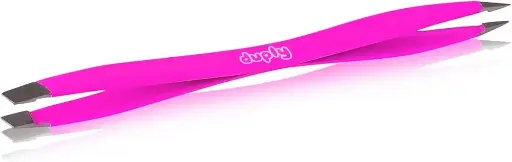DUPLY DOUBLE TIP TWEEZERS FINE SLANTED TIP
