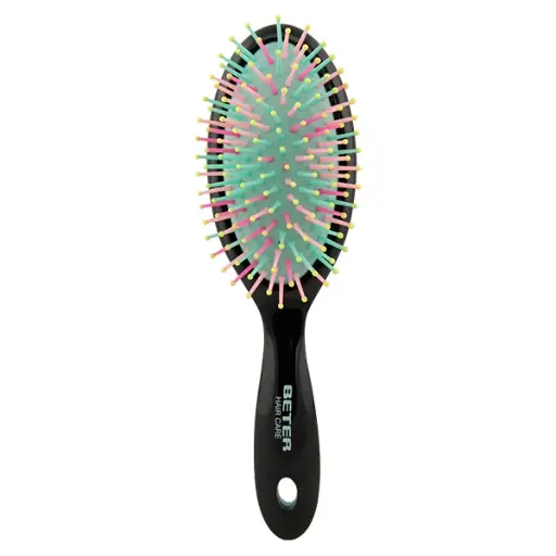 KIDS CUSHION BRUSH NYLON PINS WITH BETER  PROTECTIVE 