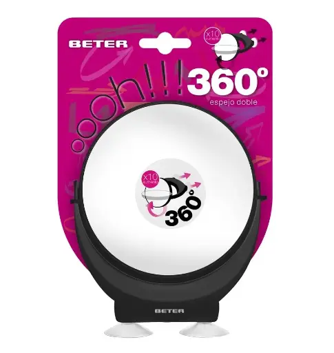   BETER DOUBLE MACRO MIRROR WITH SUCTION CUPS 