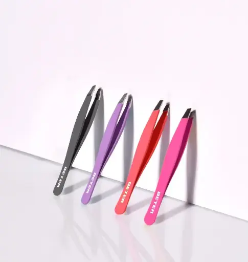  BETER SOFT TOUCH SLANTED TIP TWEEZERS 