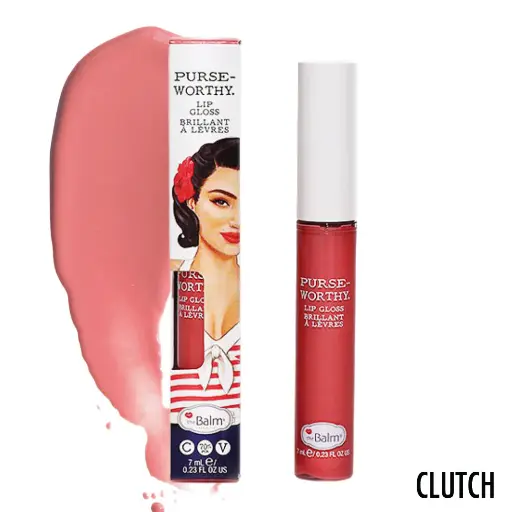  THE BALM LIP GLOSS PRILLANT A LEVRES CLUTCHY