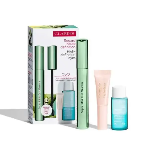 CLARINS HIGH DEFINITION EYES MY ROUTINE FLAWLESS EYES PLUMPER LIPS 
