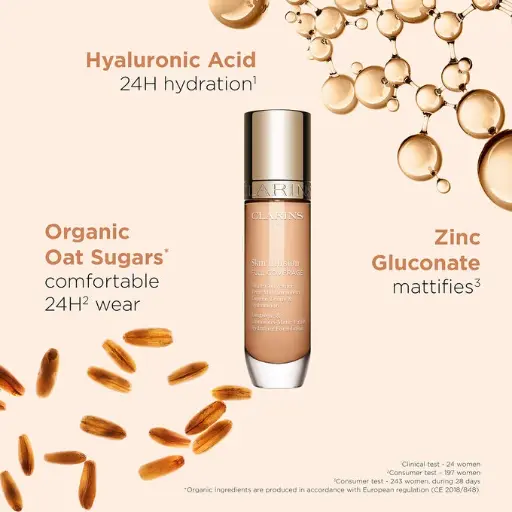 CLARINS SKIN ILLUSION FULL COVERAGE 108.5W